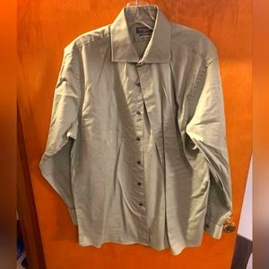 Van Heusen Green Long Sleeve Button Down